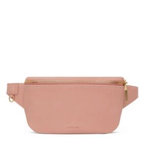 Matt & Nat Fanny Pack Womens 10x5" Pink Vegan Leather Bag rossbody